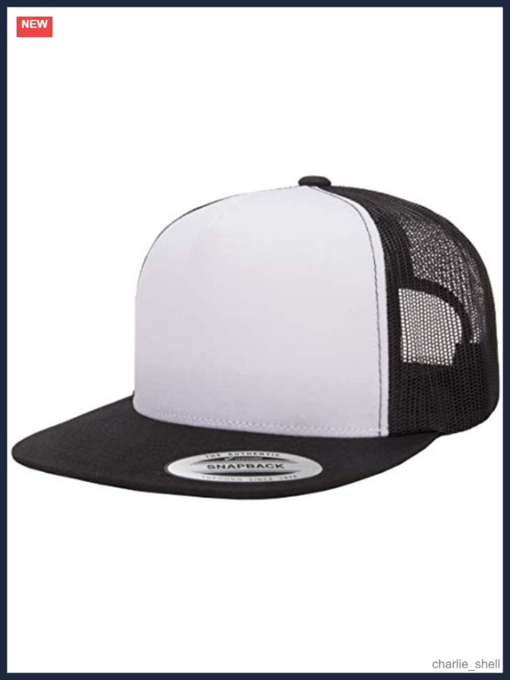 Classic Trucker Cap Mesh Snapback Flat Visor Baseball Hat